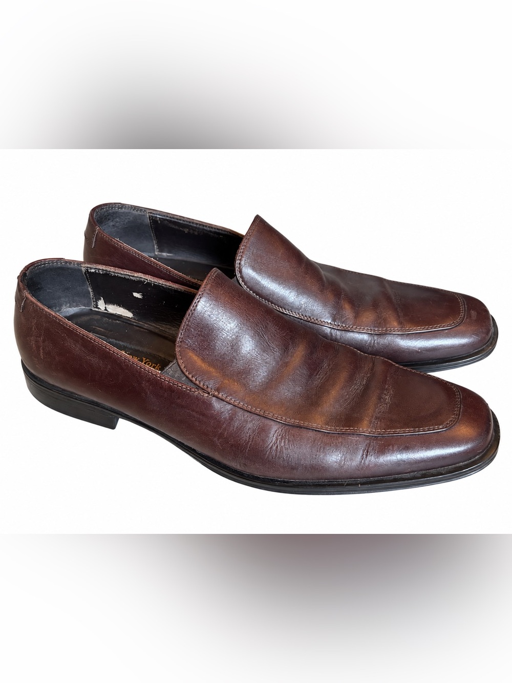 To Boot Men's Brown Leather Slip-On Loafers